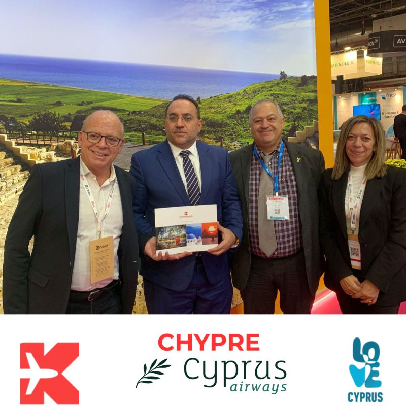 Cyprus partnership signing: Kosmo Travel Groups team, Cyprus Tourism Board and Cyprus Airways